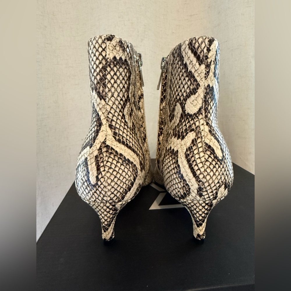 Marc Fisher Snakeskin Pointed Toe Ankle Booties - Picture 4 of 7